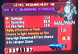 HX 2 C Burning Stinger