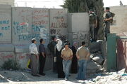 Checkpoint near Abu Dis