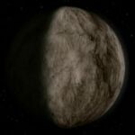 Planet with nitrogenase compound deposit