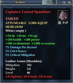 Captain's Cursed Spaulders