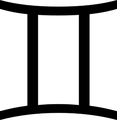 Astrological Sign Gemini.svg
