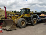 Komatsu WA380 loading shovel - SE Davis & Son - P6150209