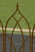 Brown Spin fence