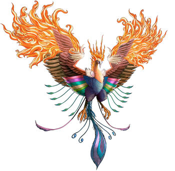 Phoenix artwork from Crisis Core.