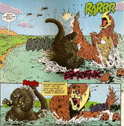 Burtannus vs Godzilla
