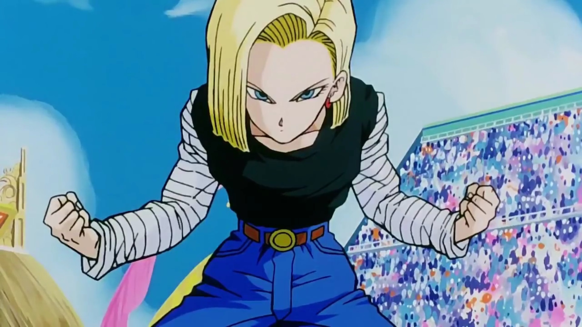 Dragon Ball Raging Battles . Trunks del futuro Vs. Androide 17