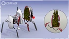 Portal 2 turret slices