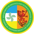 Seal of the Ivalician Department of Defence and Veteran Services.png