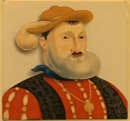 Desperate Dan as Henry VIII