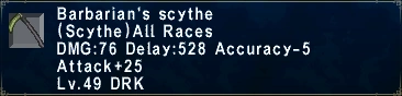 Barbarian's Scythe