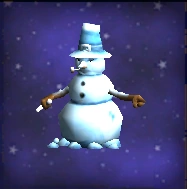 Grumpy Snowman