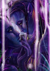 Neytiri and Jake by ProfelisAurata
