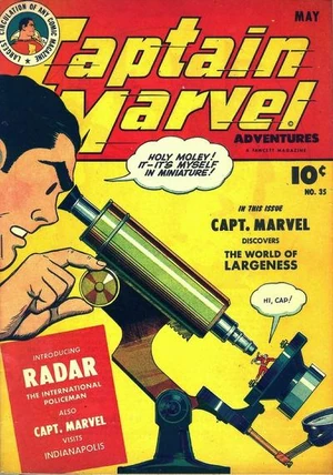Cover for Captain Marvel Adventures #35
