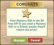 Xp mystery gift