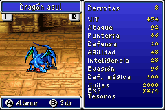 Estadisticas Dragon Azul
