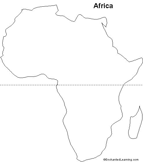 blank map of africa countries. Geography tests europe,map of