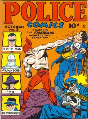 Cover for Police Comics #3