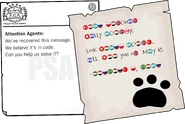 Codedmessagenewspaper