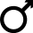 Male black symbol