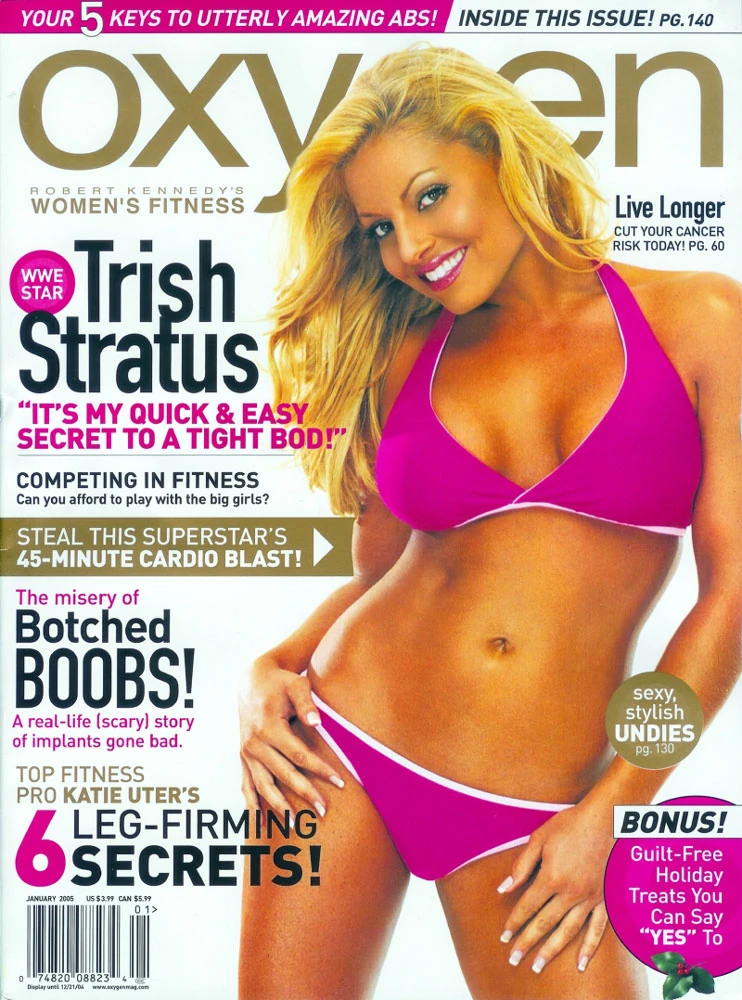 Featured onTrish Stratus Magazine covers