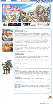 Gaiaonline homepage 2003