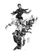 Ilustración Amano FFXII