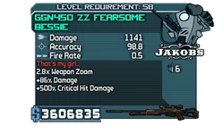 GGN450 ZZ Fearsome Bessie