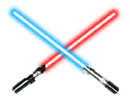 Dueling lightsabers.svg