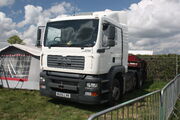 MAN TGA 26.390 truck - BU05 LRN at Rushden 2010 - IMG 9310