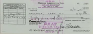 Jim henson cheque