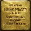 Heinz Prager Stolperstein tom