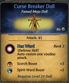 Curse braker doll