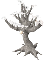 White tree