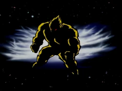 The Original Super Saiyan, transformed into a Golden Great Ape