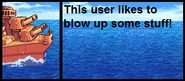 Battle ship user