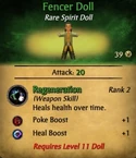 Fencer Doll