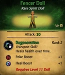 Fencer Doll