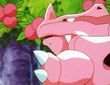 EP090 Rhyhorn rosado comiendo