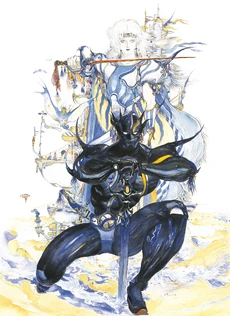 Artwork by Yoshitaka Amano.