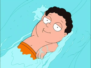 Swimming Brad