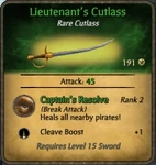 Lieutenant's Cutlass