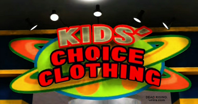 Children Clothing Store on Dead Rising Prestige Point On Kids Choice Clothing Sign Png