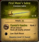 First Mate's Sabre