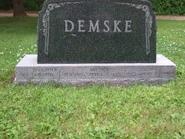 Petra and Otto Demske Headstone