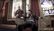 Logan and Walter in the <br /> Throne room