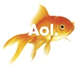 AOL logo fish