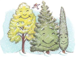 Forever green trees