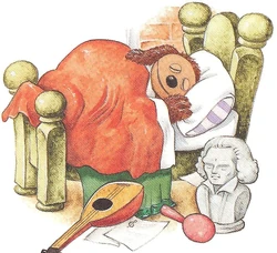 Rowlf sleeps