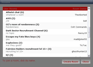 "User Rooms"