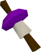 Purple firelighter detail